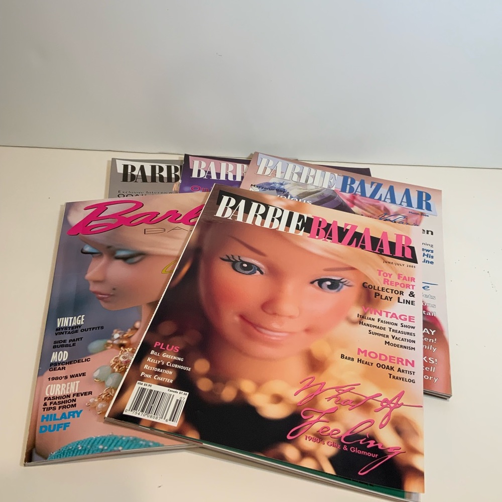 Barbie Bazaar Magazine Lot of 5 (2005-2006)